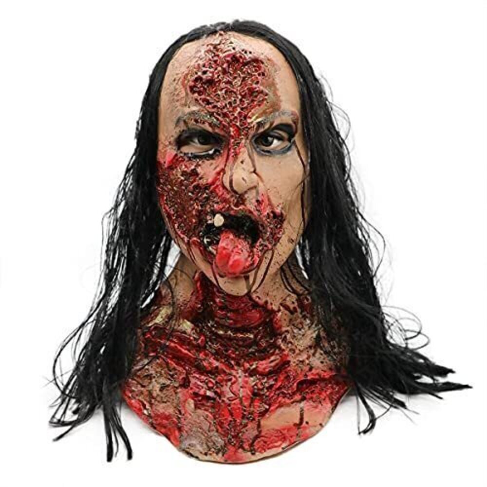 8684 Halloween Horror Grimace Ghost Mask Scary Horror Devil Demon Zombie